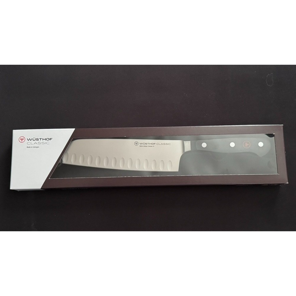 Wusthof Classic 7" Hollow Edge Granton Santoku Japanese Cook's Knife